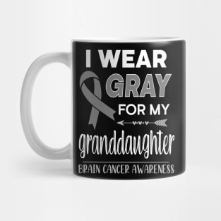 I Wear Gray For My Granddaughter Mug